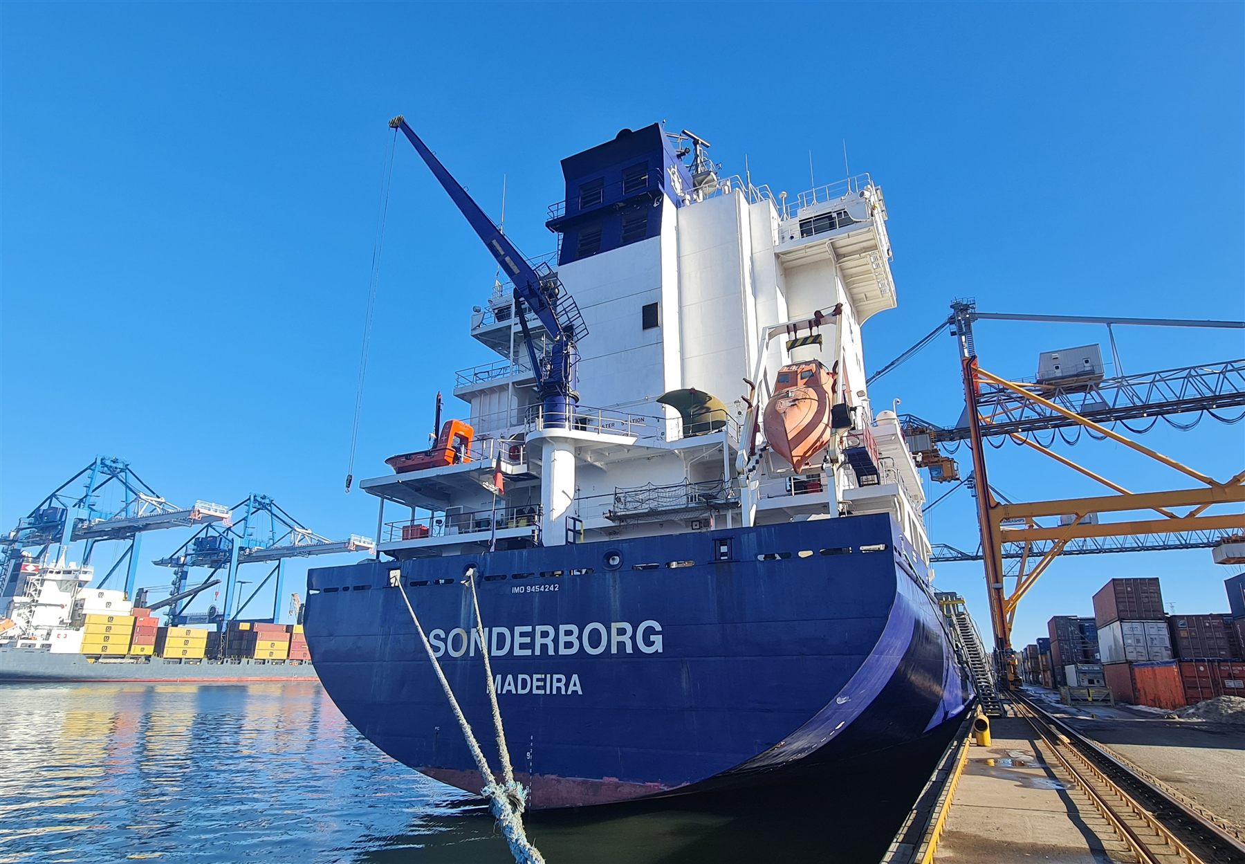 Sonderborg at berth
