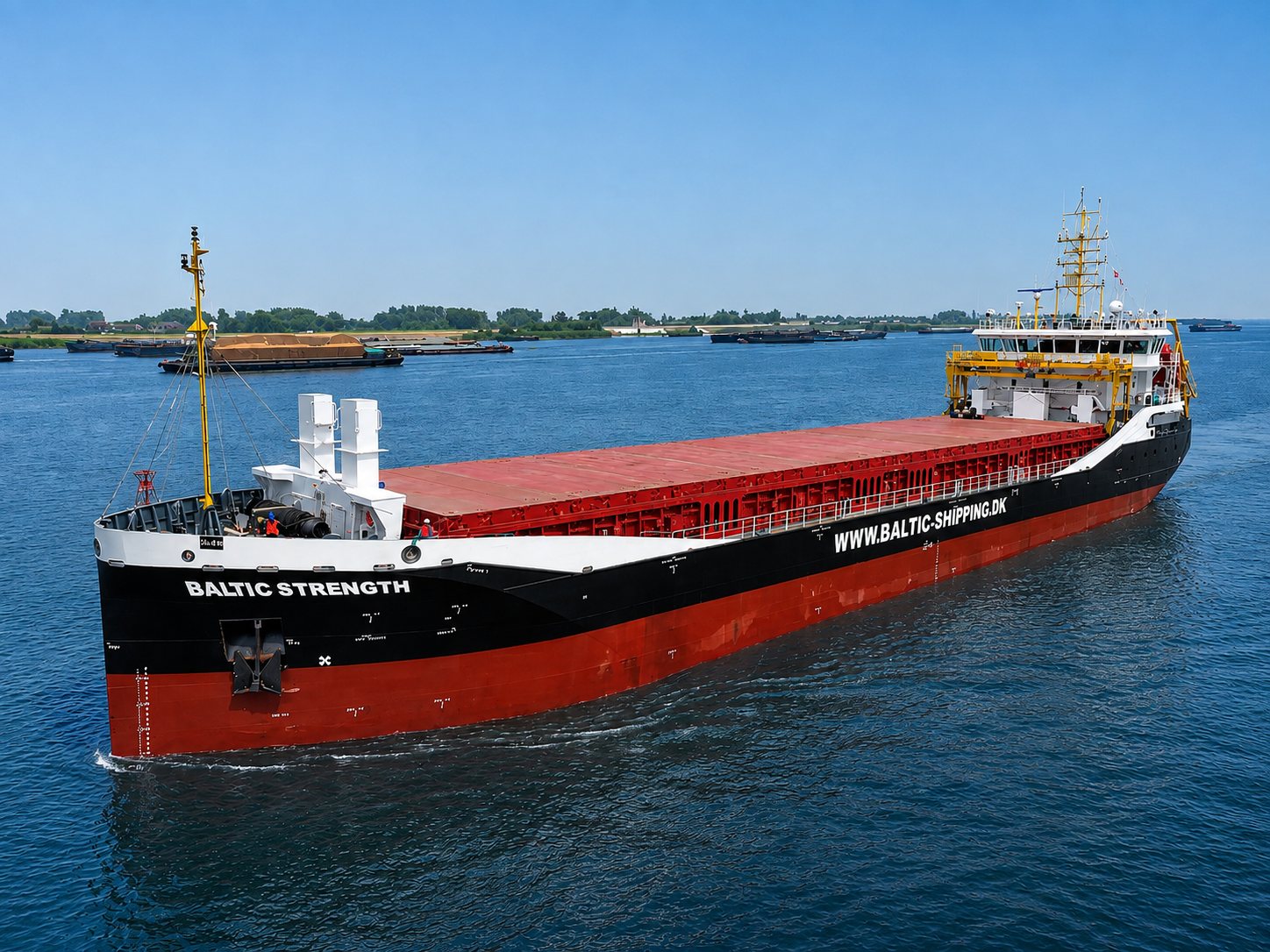 Bulk carrier Baltic Strength underway